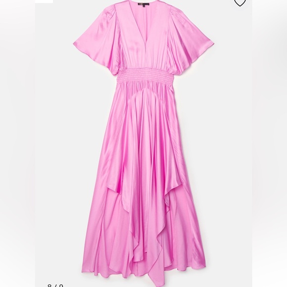 NWOT Maje Pink Rachelora Maxi Dress - Picture 3 of 5